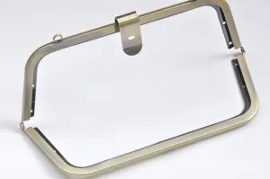Brushed Bronze Purse Frame Vintage Styles 30cm