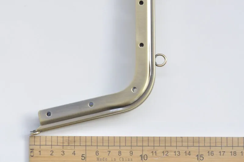 Brushed Bronze Purse Frame Vintage Styles 30cm