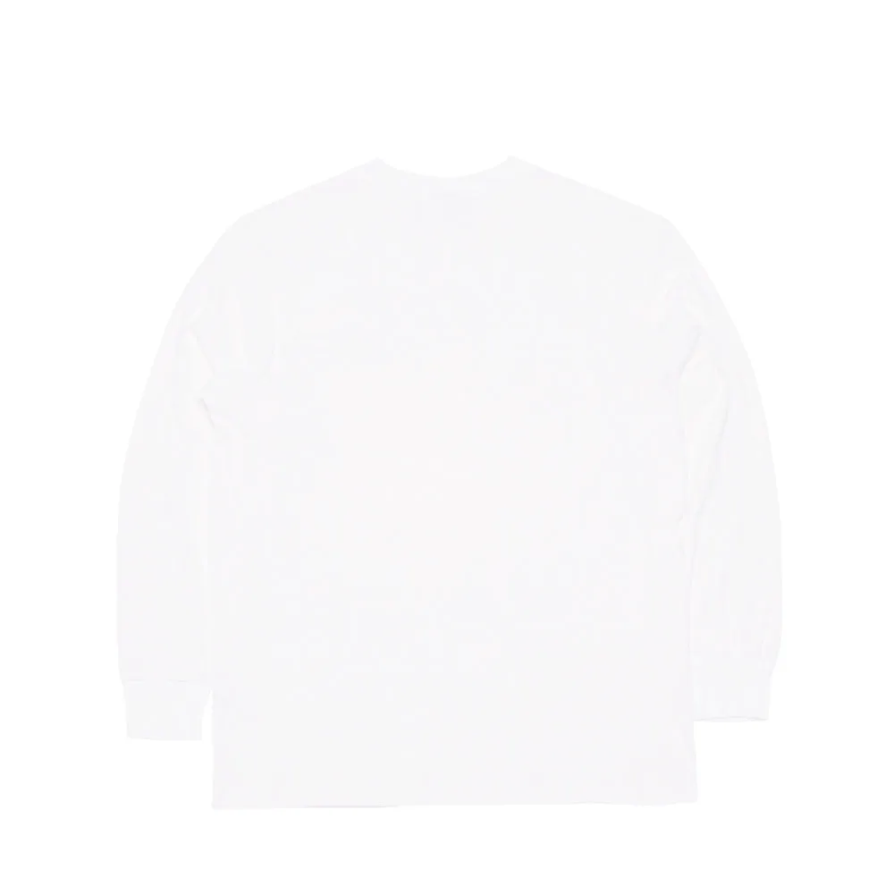 BSBRT SIMPLE LOGO LONG SLEEVE WHITE