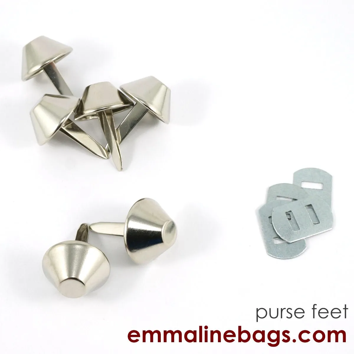 BUCKET Purse Feet: 3/4" (18 mm) (6 pack)