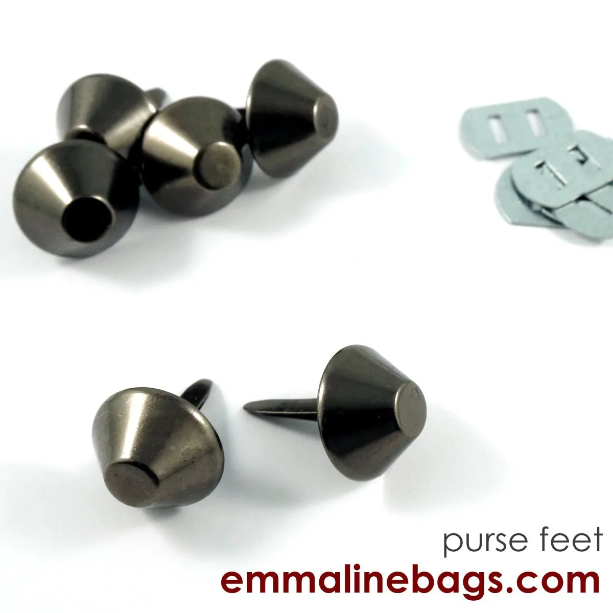 BUCKET Purse Feet: 3/4" (18 mm) (6 pack)