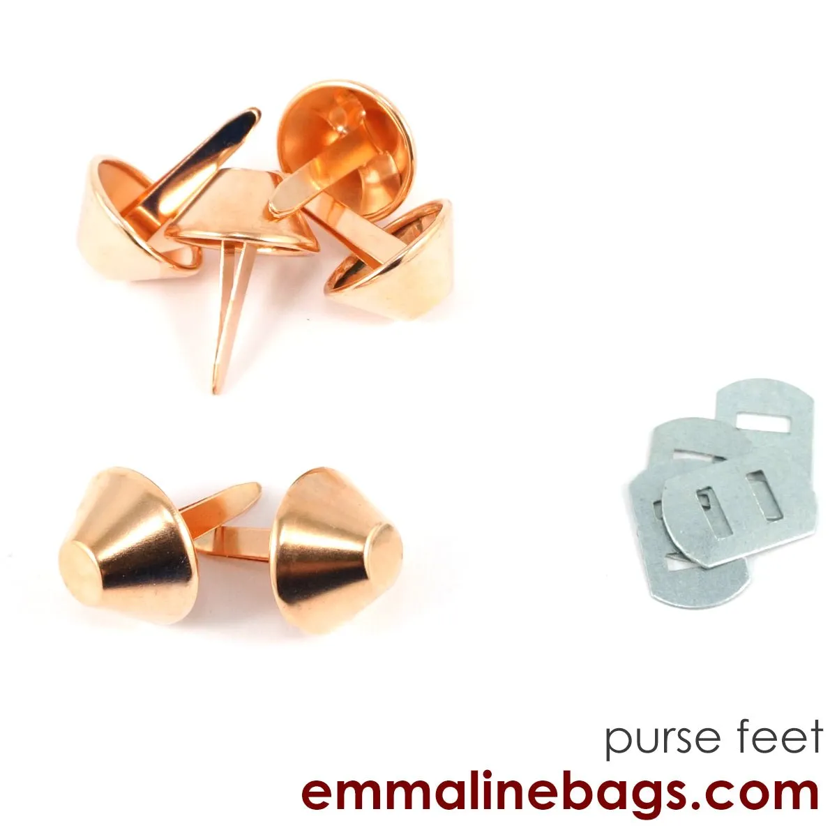 BUCKET Purse Feet: 3/4" (18 mm) (6 pack)