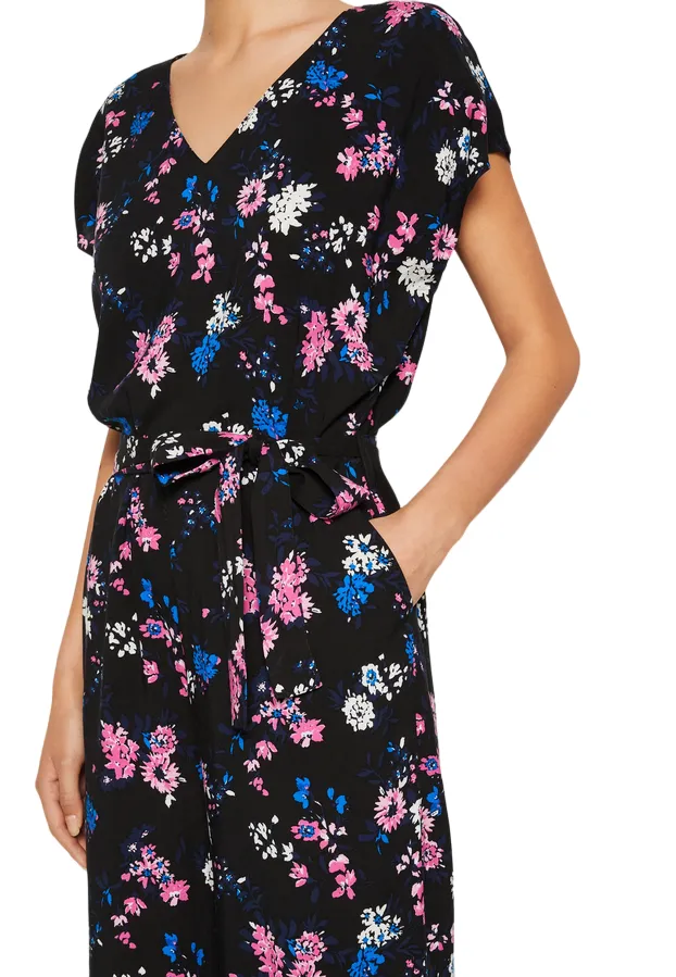 b.young Tuta casual da donna con scollo a V Bymmjoella Jumpsuit 20811294 200453 black mix