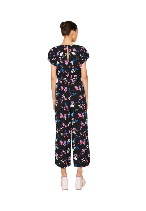 b.young Tuta casual da donna con scollo a V Bymmjoella Jumpsuit 20811294 200453 black mix
