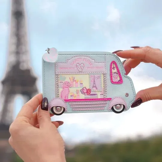 Candy Floss Cart Coin Purse by Vendula