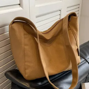 Canvas Bucket Shaped Bag