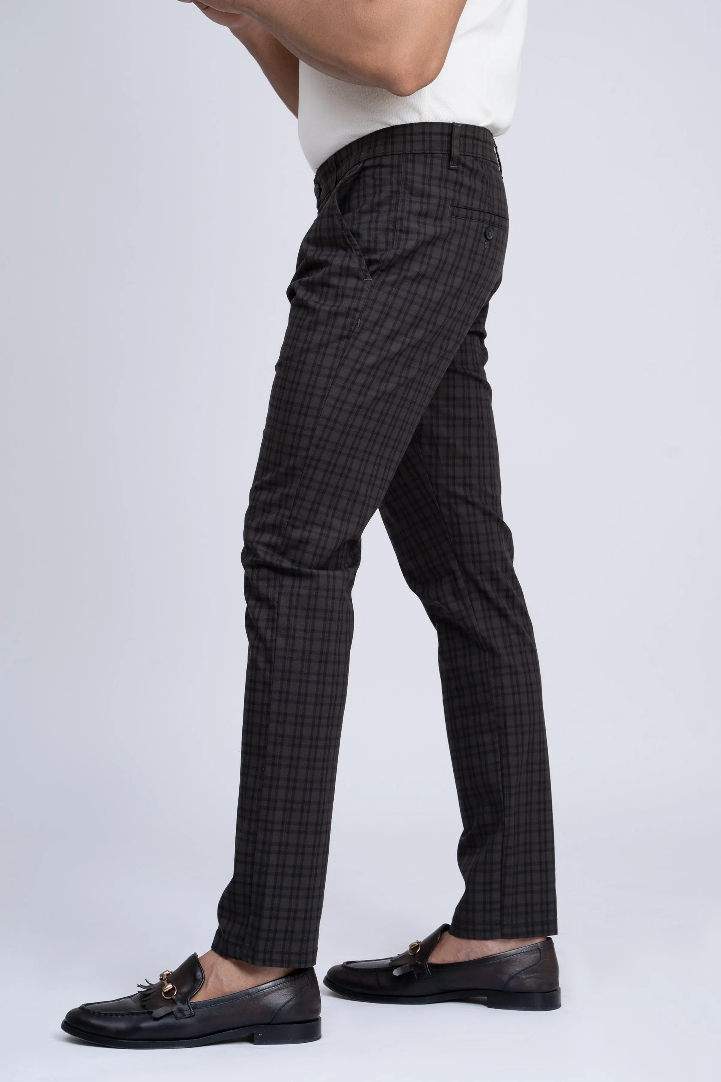 CASUAL PANT CROSS POCKET OLIVE BLACK
