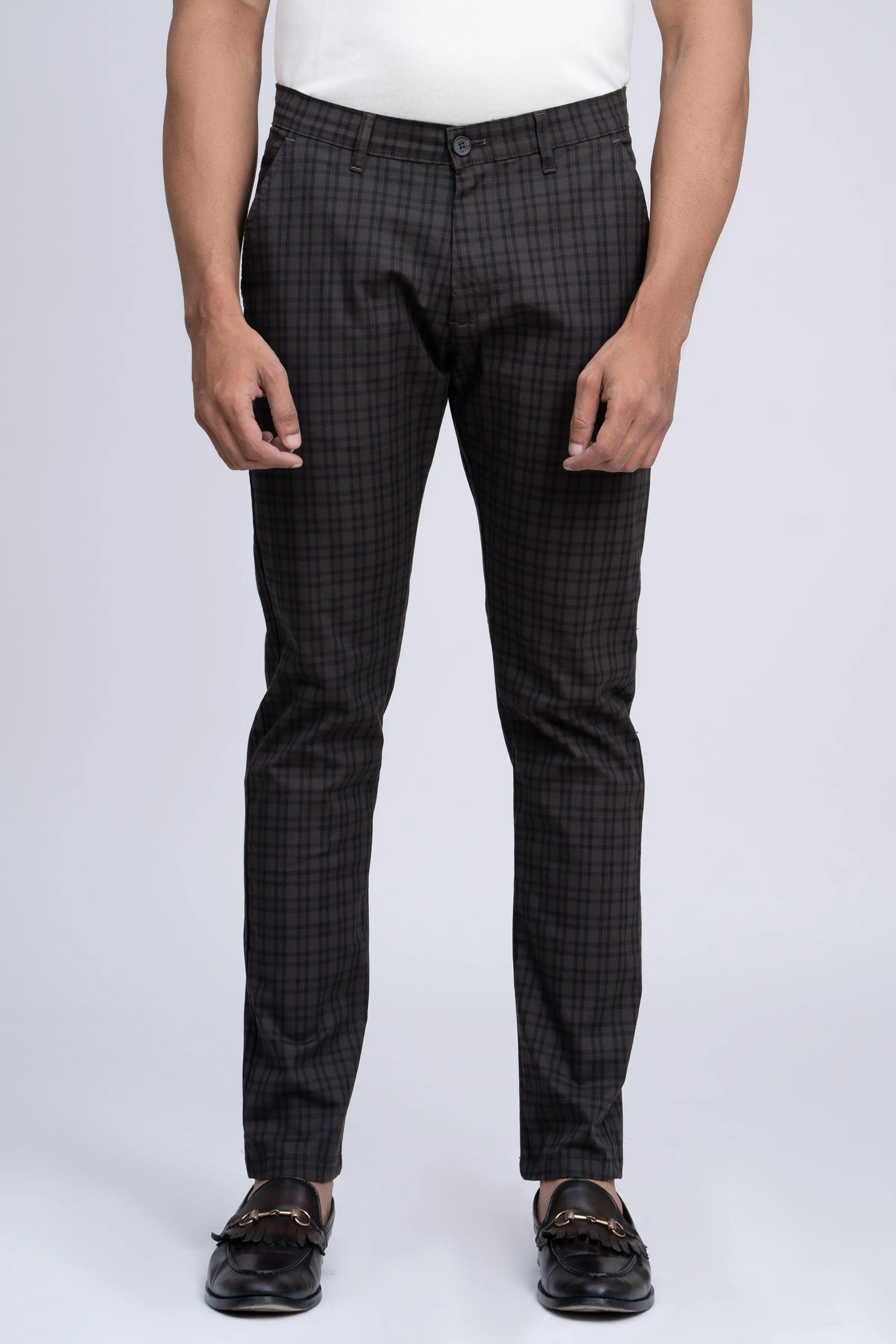 CASUAL PANT CROSS POCKET OLIVE BLACK