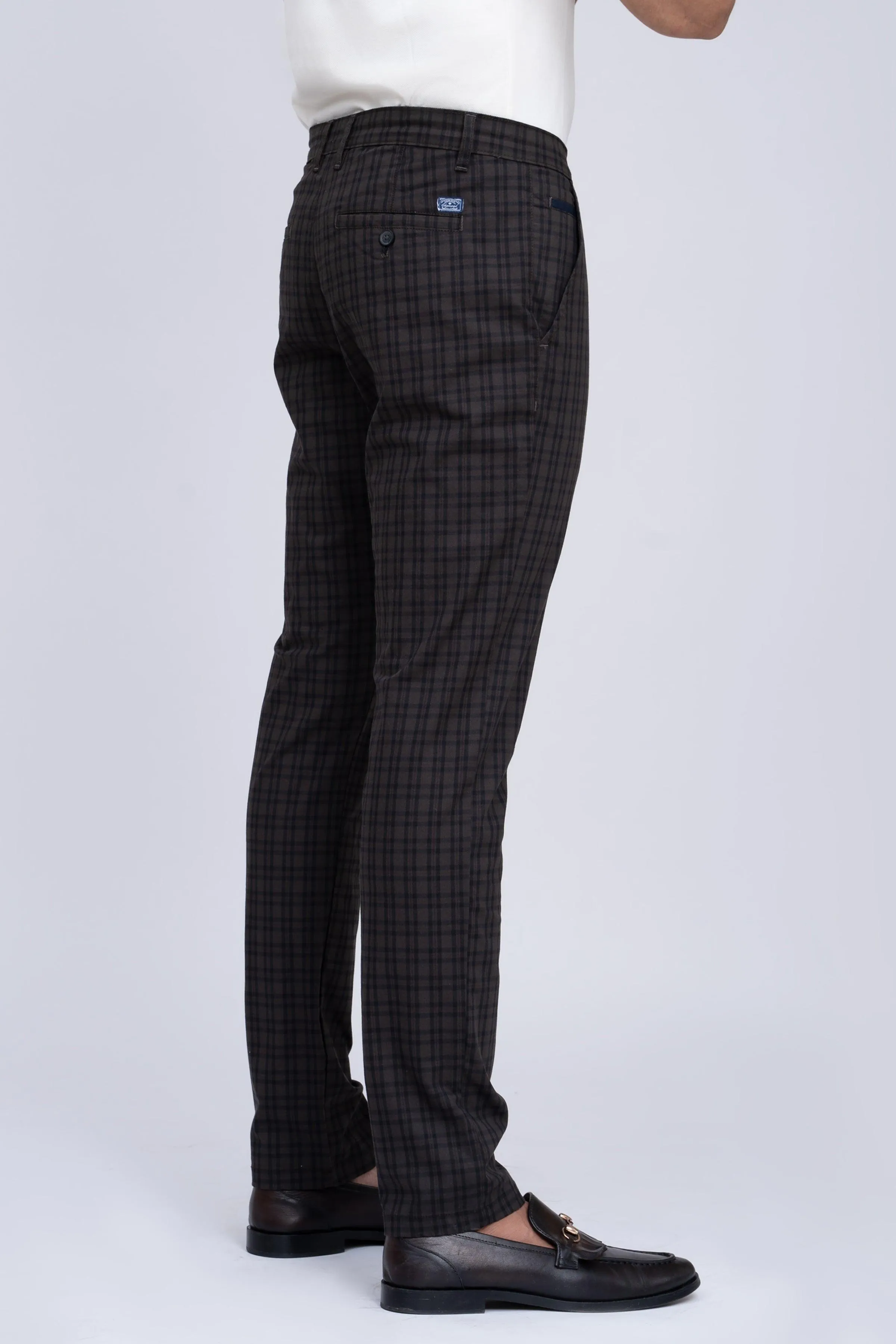 CASUAL PANT CROSS POCKET OLIVE BLACK