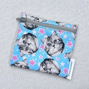 Cat Stars Reusable Mini Snack Bag