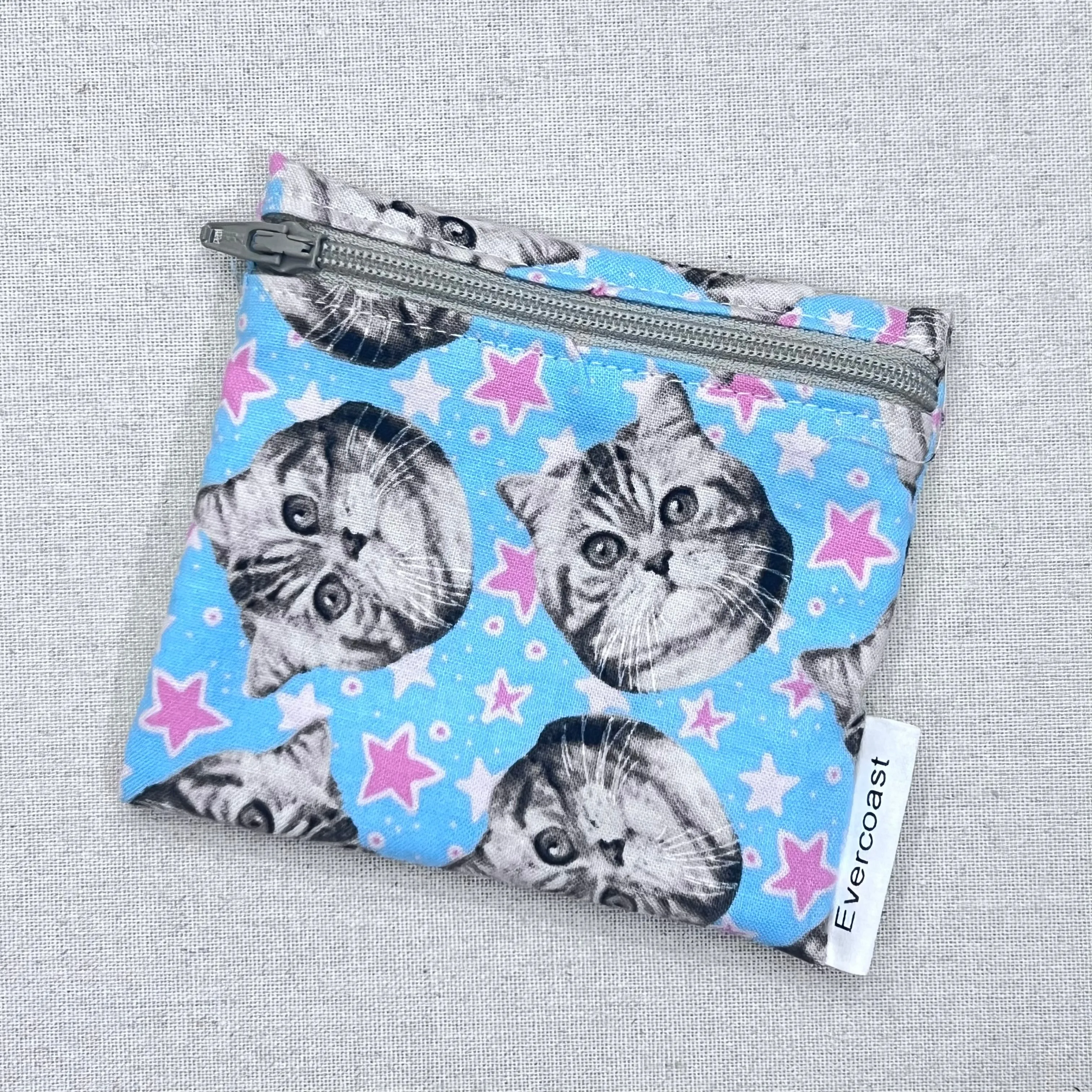 Cat Stars Reusable Mini Snack Bag