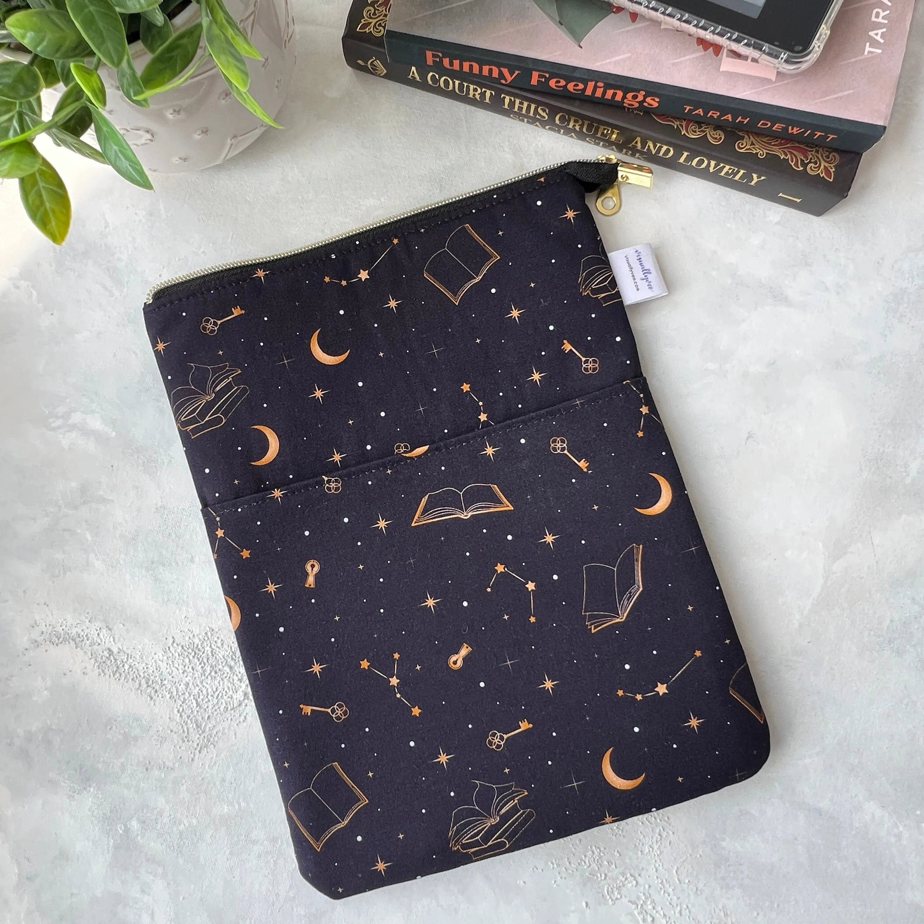 Celestial Books -  Zippered Book Sleeve