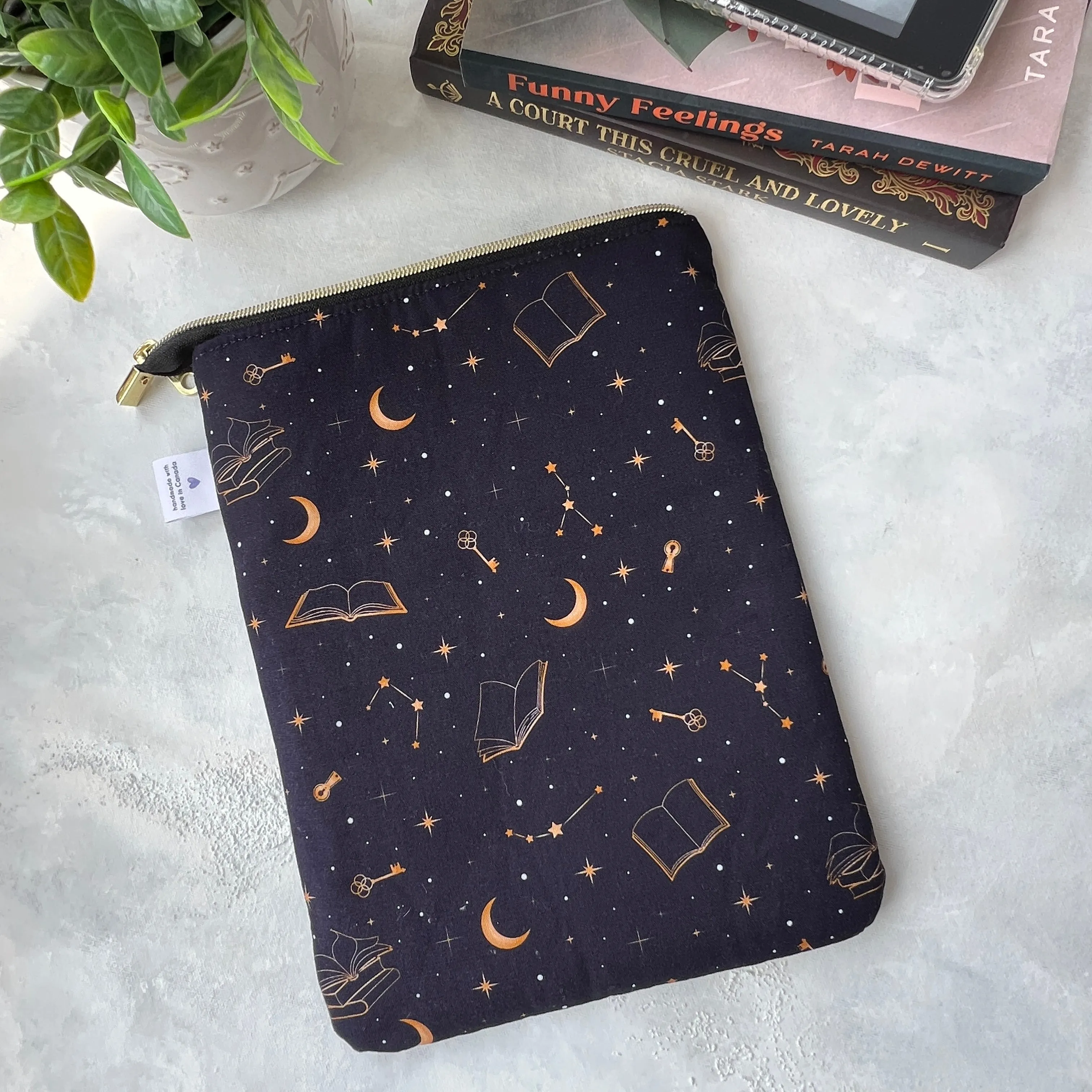 Celestial Books -  Zippered Book Sleeve