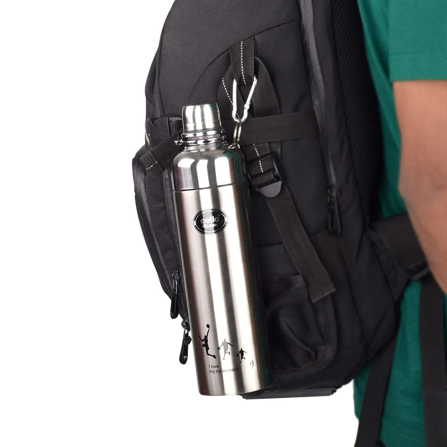 Cello Sleek Stainless Steel Bottle (Multicolor)