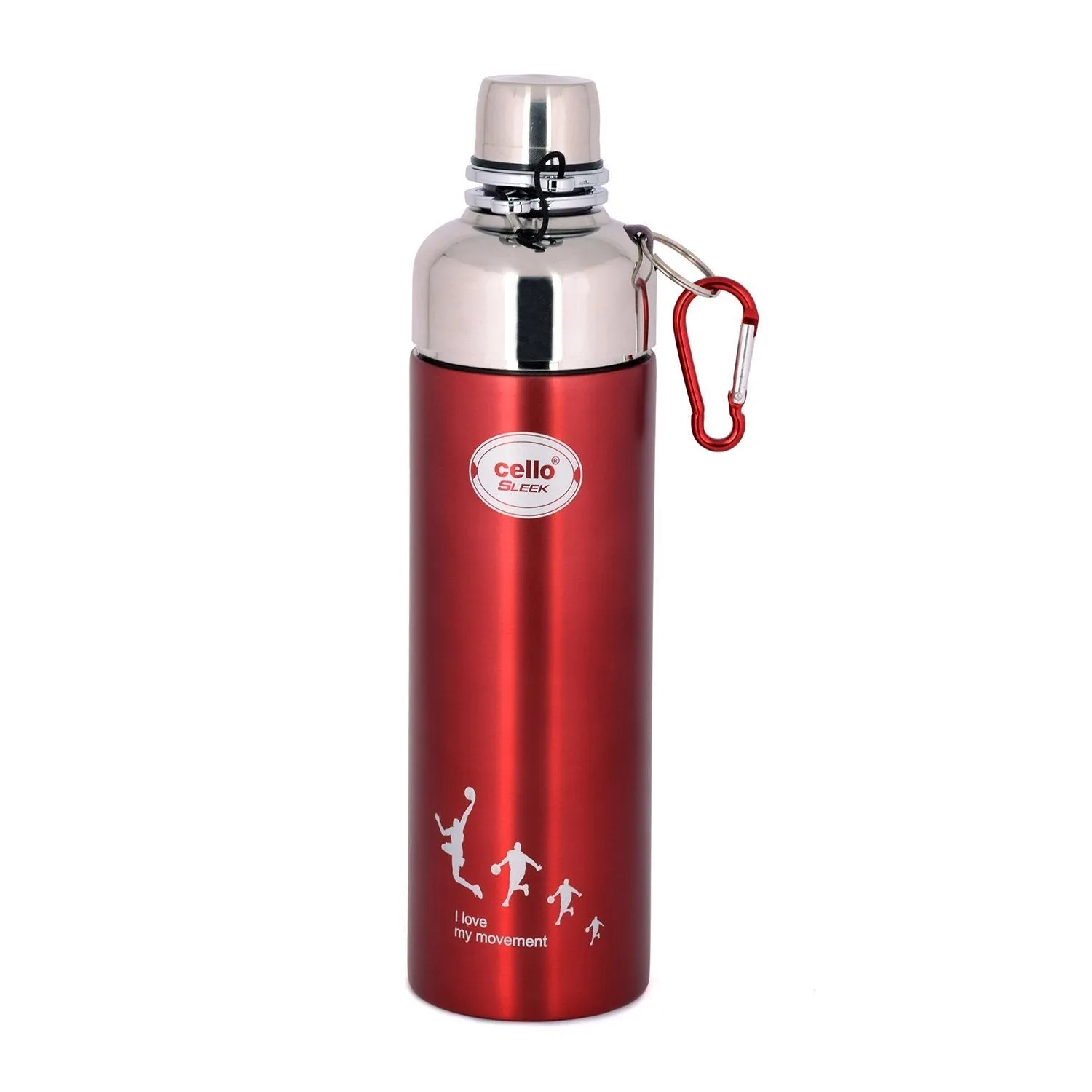 Cello Sleek Stainless Steel Bottle (Multicolor)