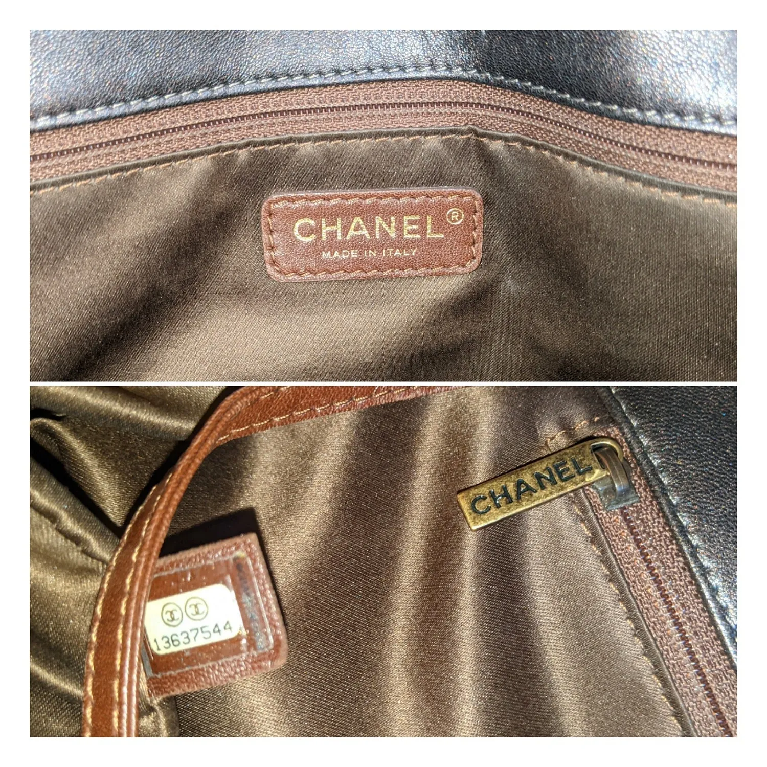 Chanel bag Paris-Shanghai Quilted Fan Flap Bag Metallic Lambskin