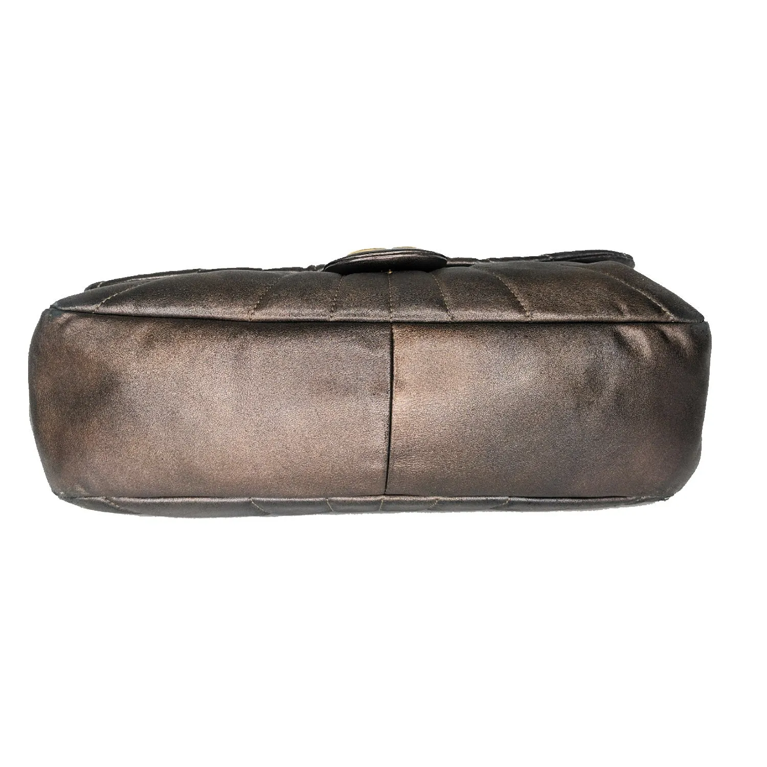 Chanel bag Paris-Shanghai Quilted Fan Flap Bag Metallic Lambskin
