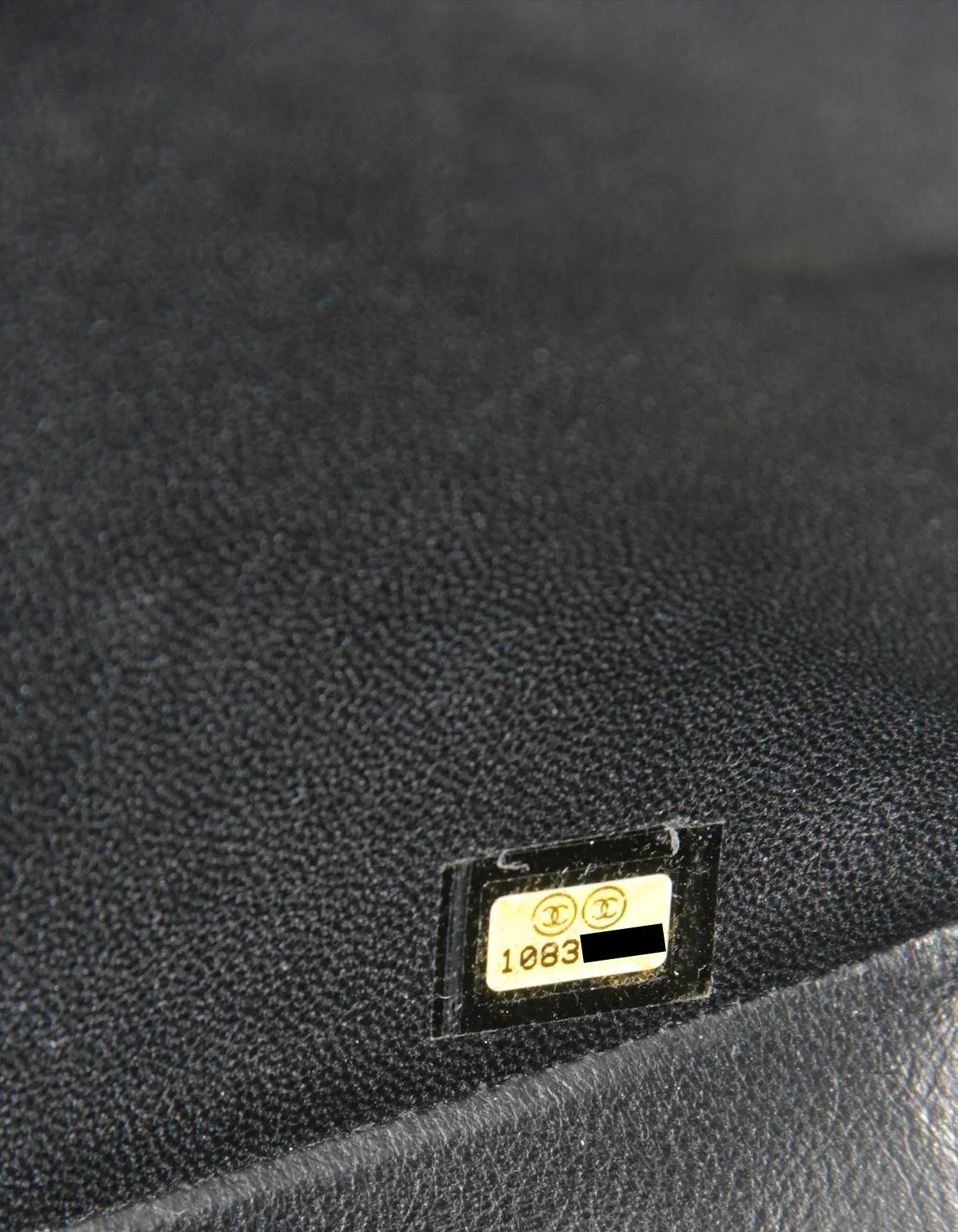 Chanel Black Caviar Leather Single Flap Jumbo
