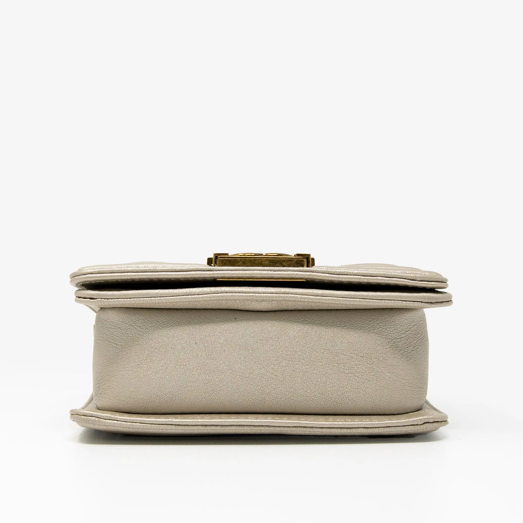 Chanel Metallic Mini Scaled Boy Bag
