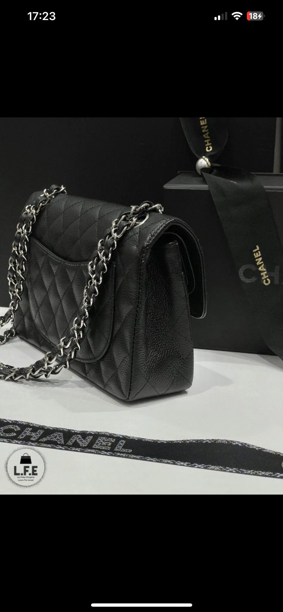 Chanel - Sac Mini Timeless 23 noir