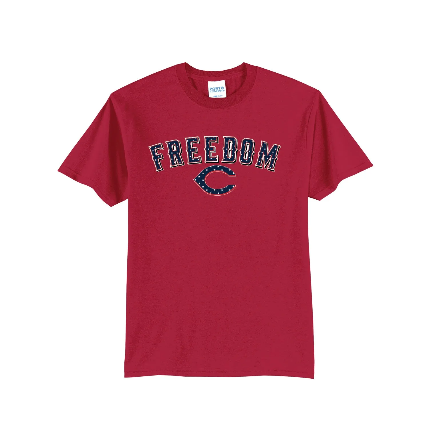 Cincinnati Freedom 2022 - Port & Company® Core Blend Tee (Red)