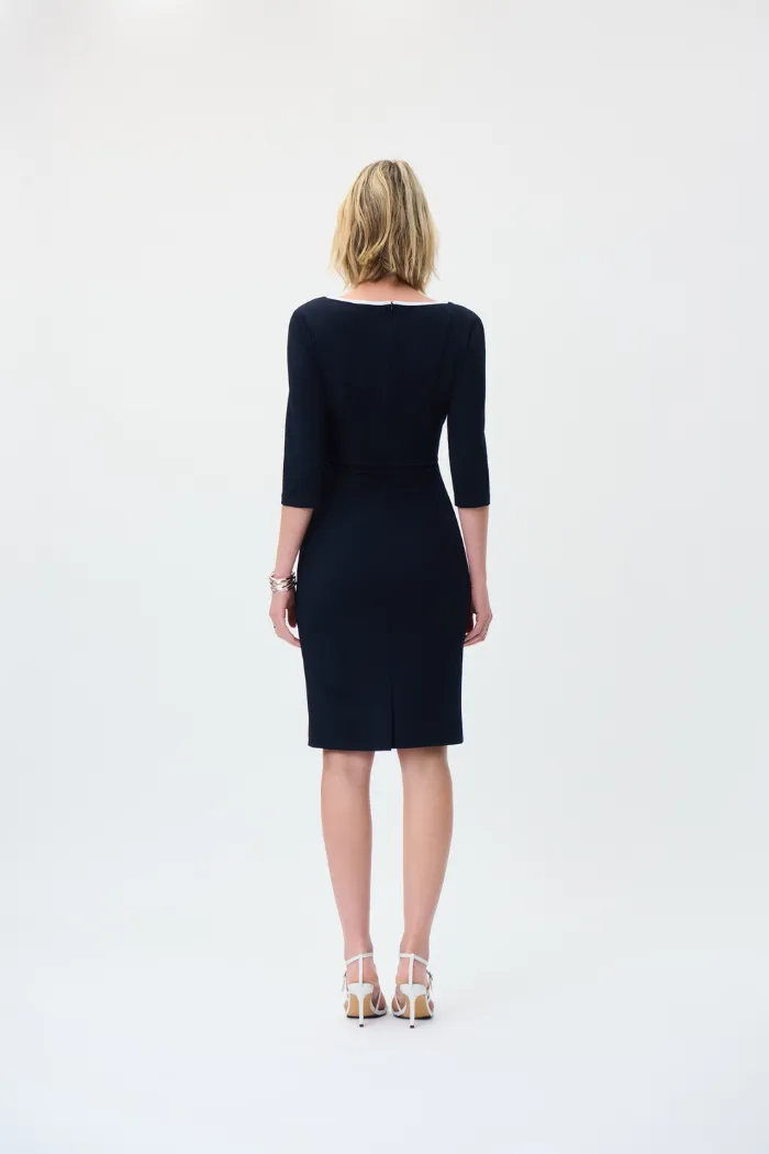 Contrast Trim Dress