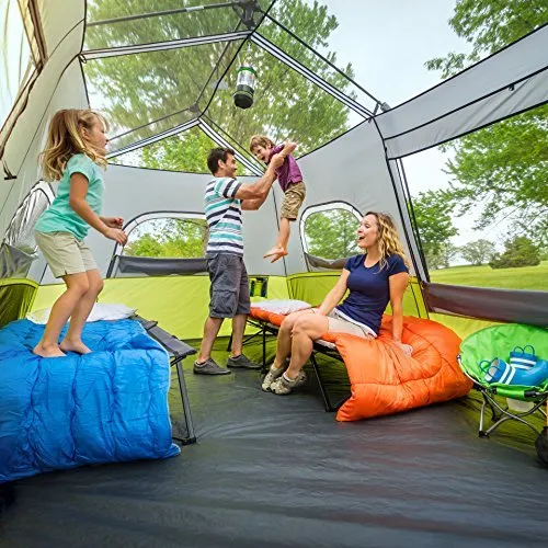 CORE Instant Cabin Tent | Multi Room Tent for Family with Storage