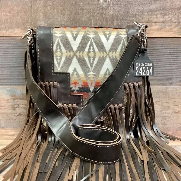 Crossbody with Pendelton Flap - #24264