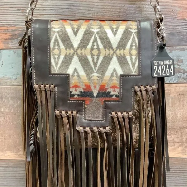 Crossbody with Pendelton Flap - #24264