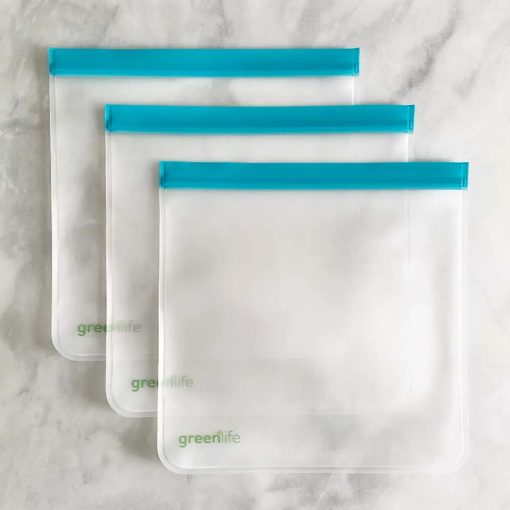 Deluxe Bundle of Reusable Food Storage Bags (Set of 12)