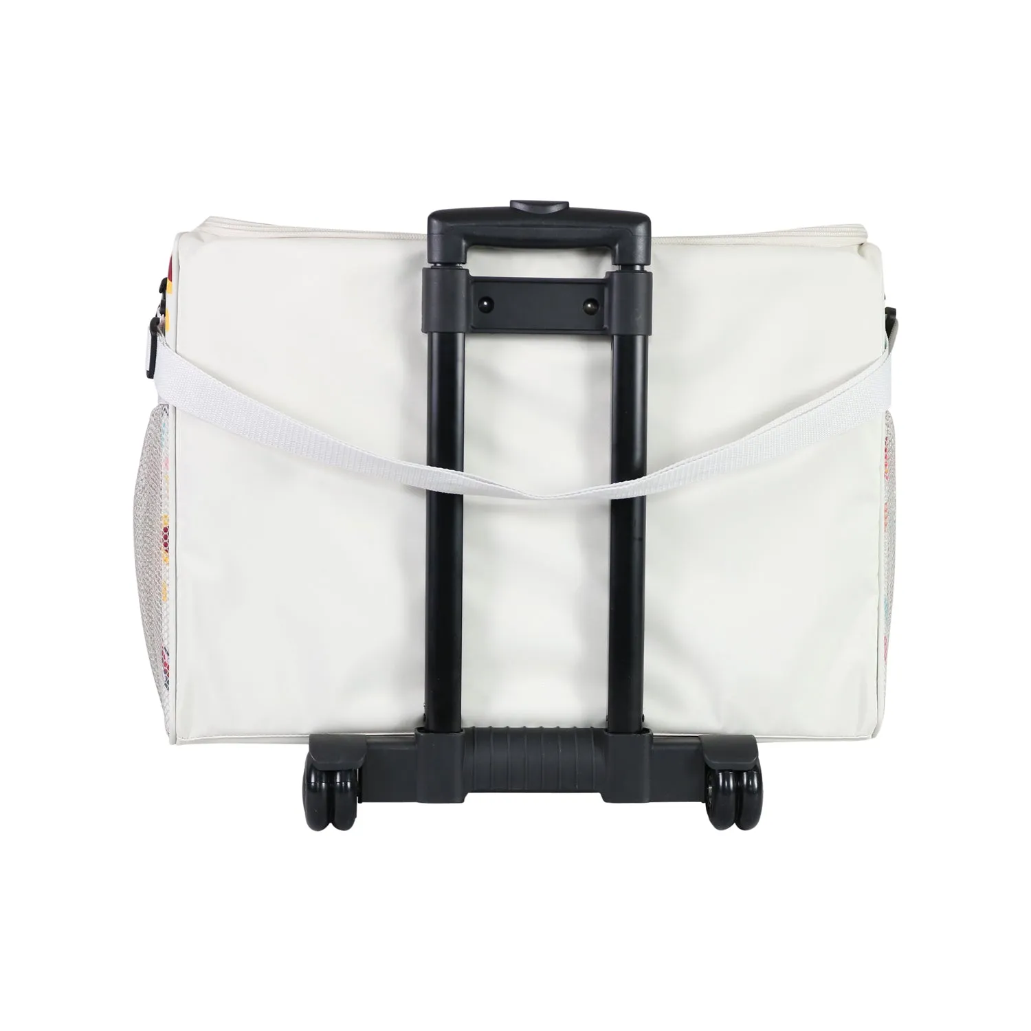 Deluxe Rolling Nurse Bag, Tan Floral