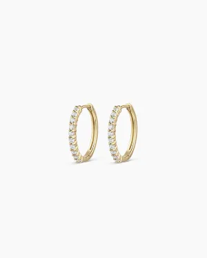 Diamond 15 mm Hoops