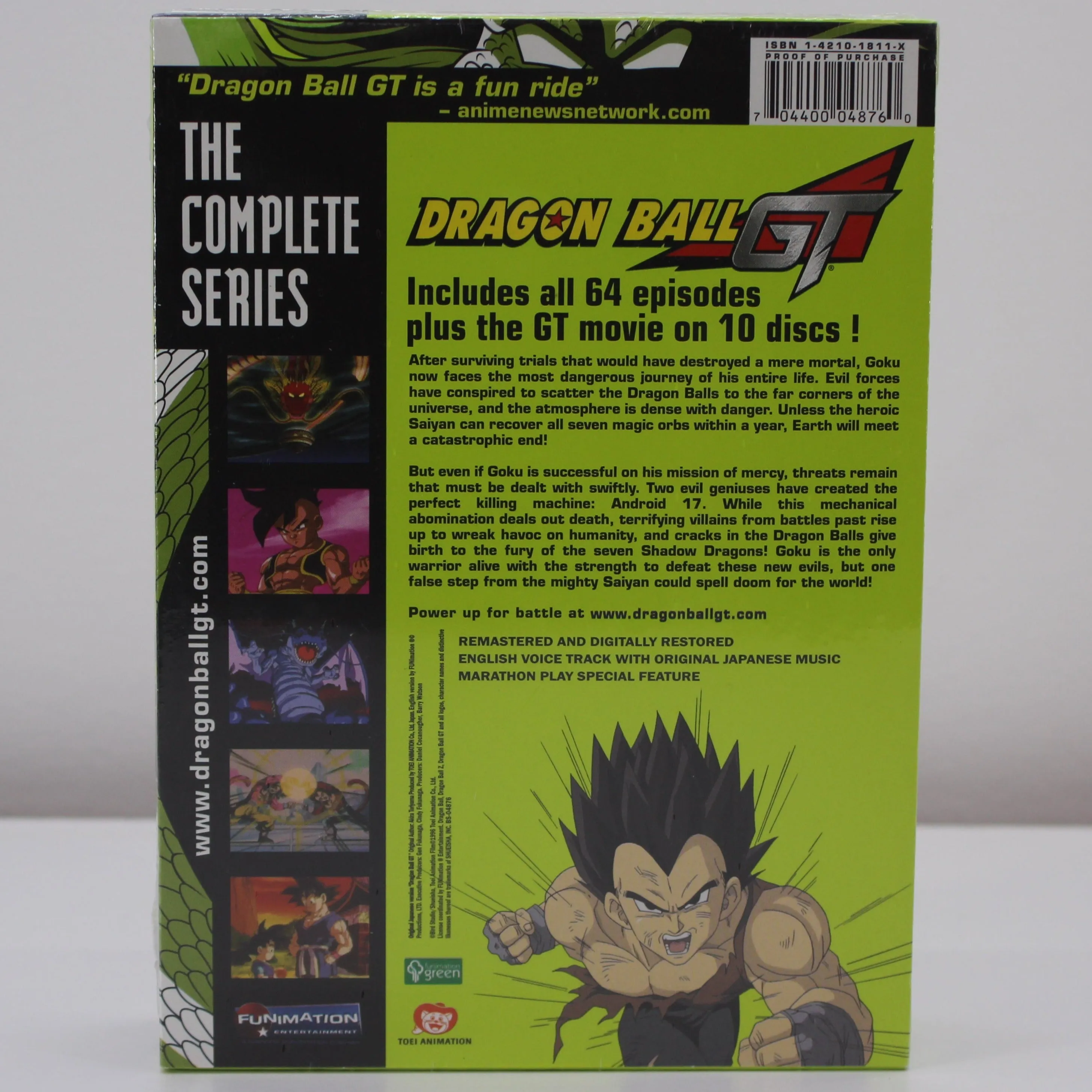 Dragon Ball GT: The Complete Series   GT Movie (10 DVD Disc Box Set)