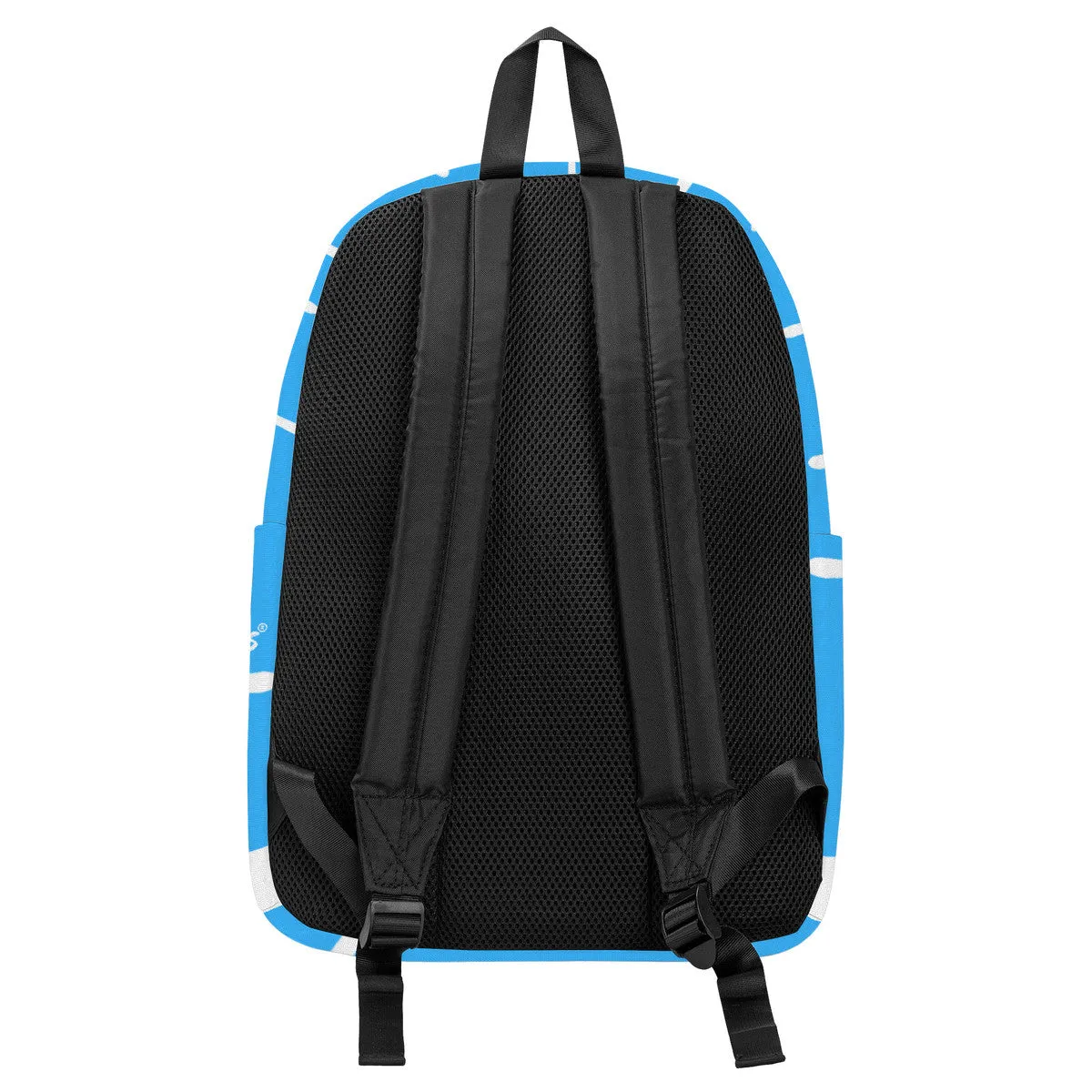 DRIP NX White logo & Light Blue  Cotton Backpack