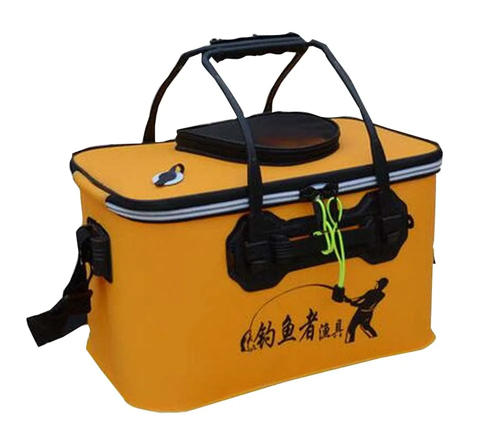 Durable Collapsible Portable Water Bucket for Camping Hiking Fishing