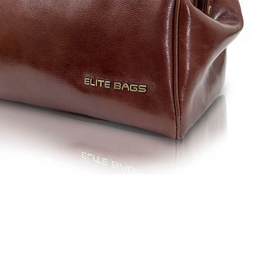 Elite Traditional Medical Bag - Brown Leather - Clearance