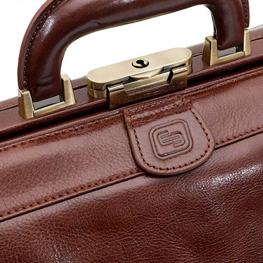 Elite Traditional Medical Bag - Brown Leather - Clearance