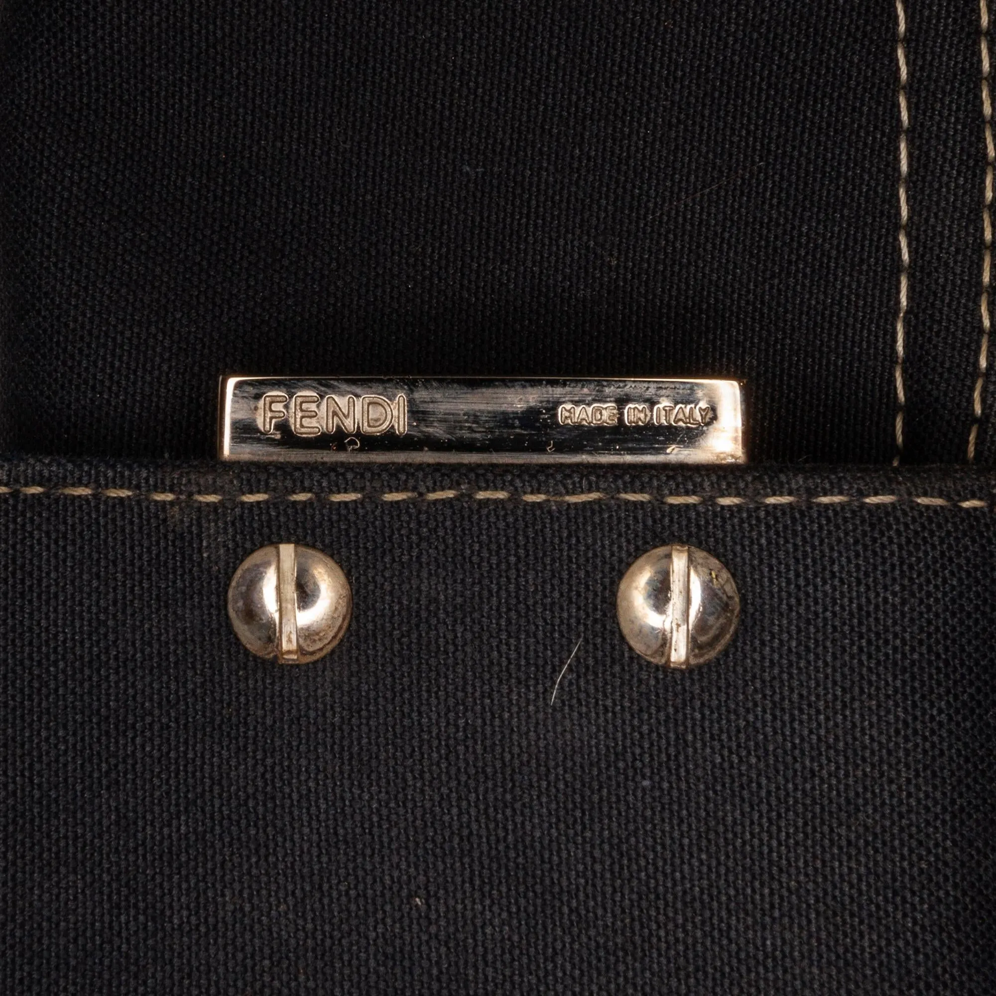 Fendi Denim Double Flap Baguette (SHG-j7tZH1)