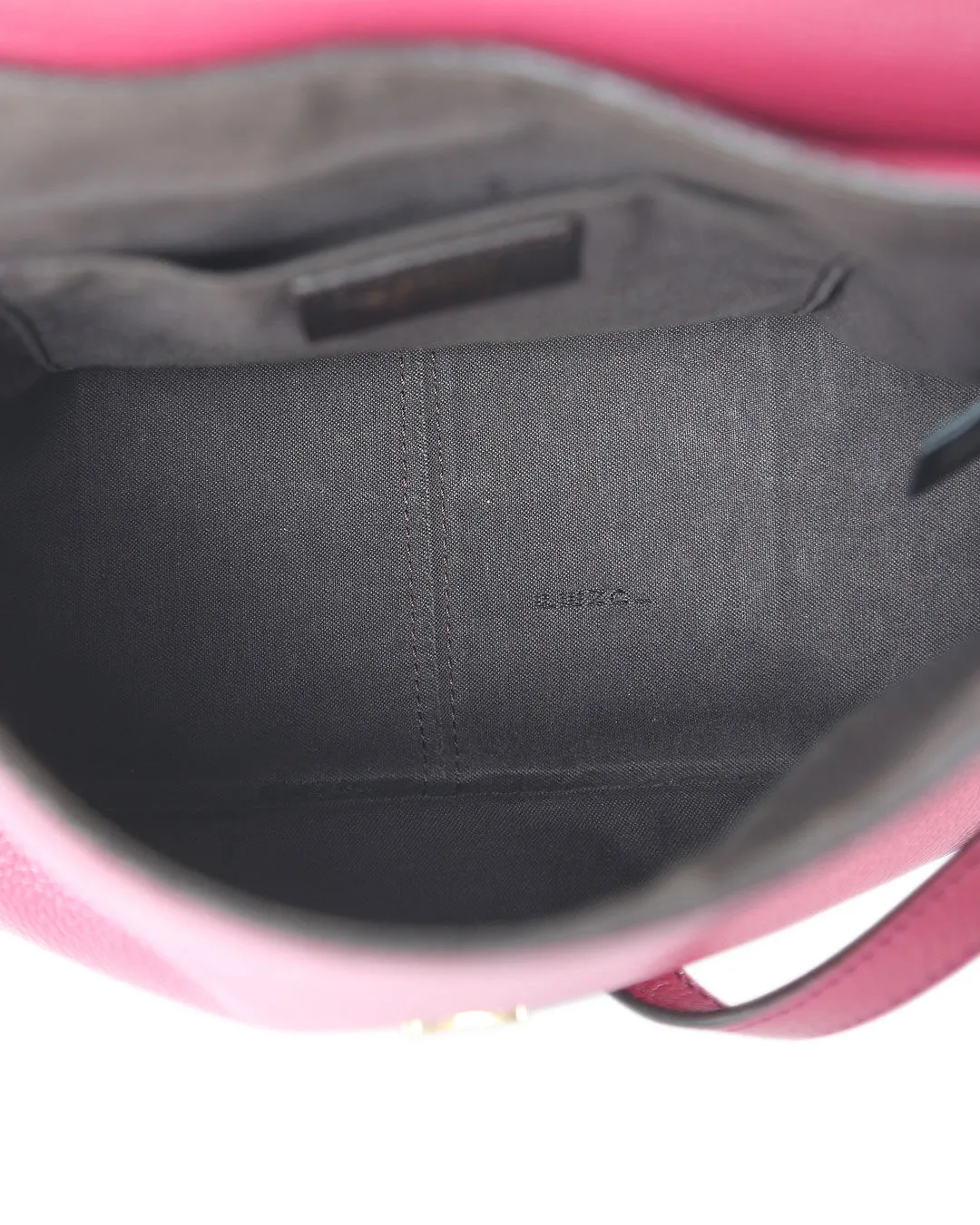 FENDI Fuchsia Leather Crossbody Bag