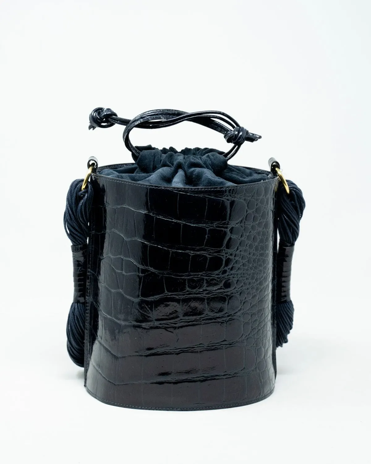 Fendi Vintage Moc Croc Bucket Bag - AWL2605