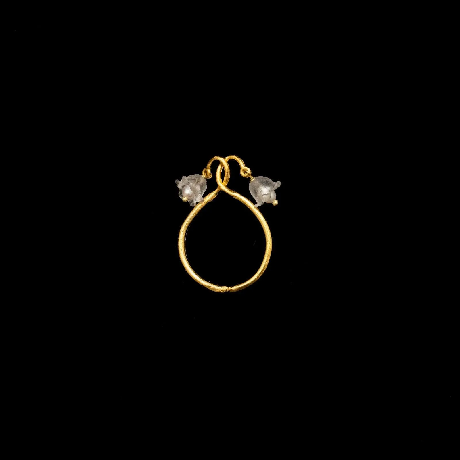 Fine Lily of the Valley Ring - Double Flower