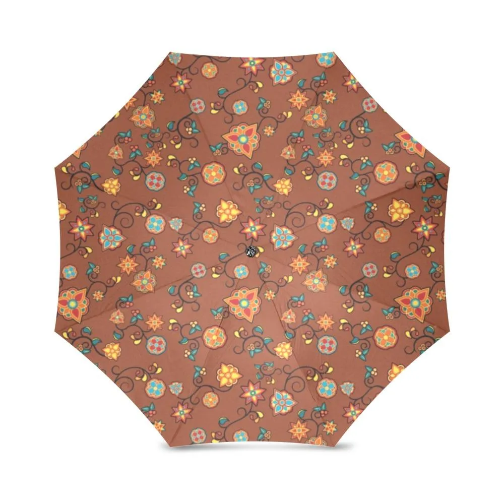 Fire Bloom Shade Foldable Umbrella