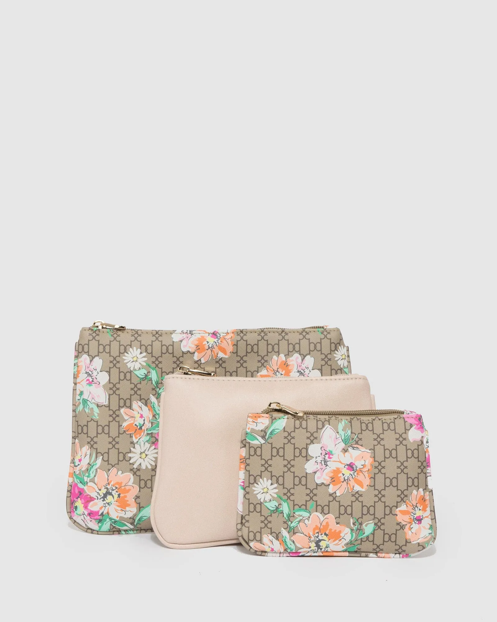 Floral Monogram Purse Gift Set