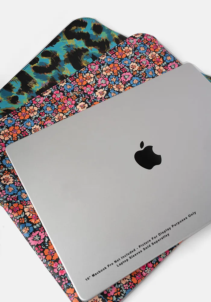 Floral Print Laptop Sleeve