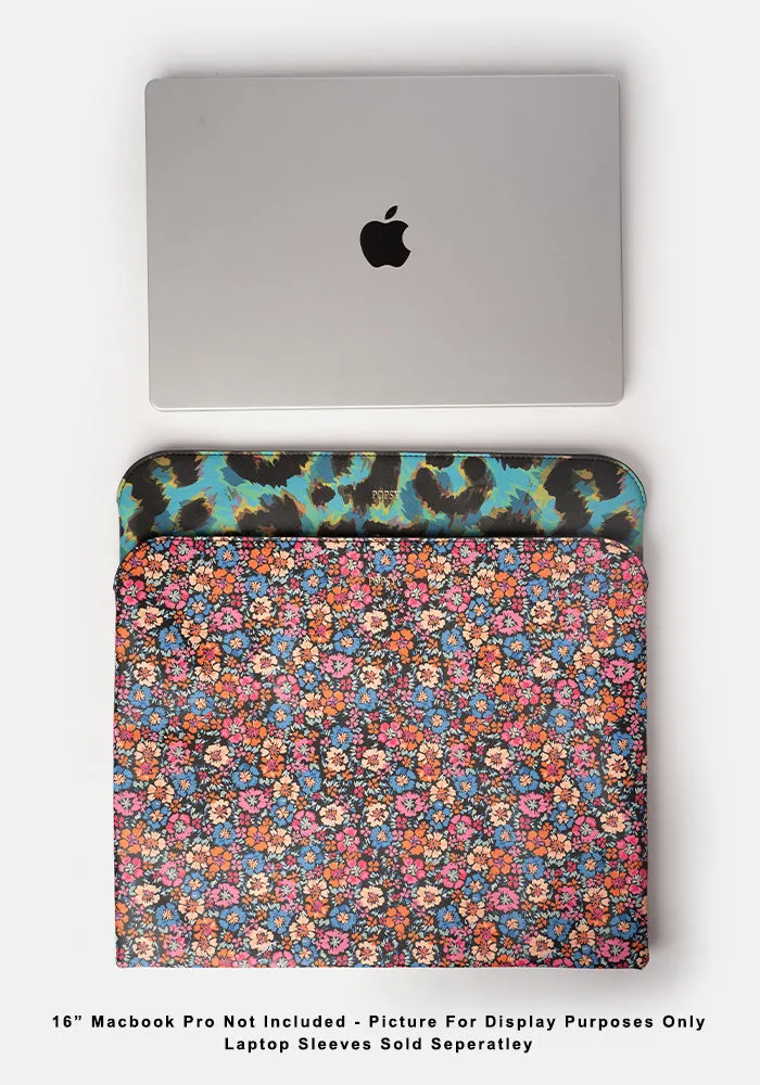 Floral Print Laptop Sleeve