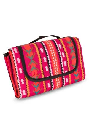 Foldable showerproof Beach Blanket | ROSE | 0493AR