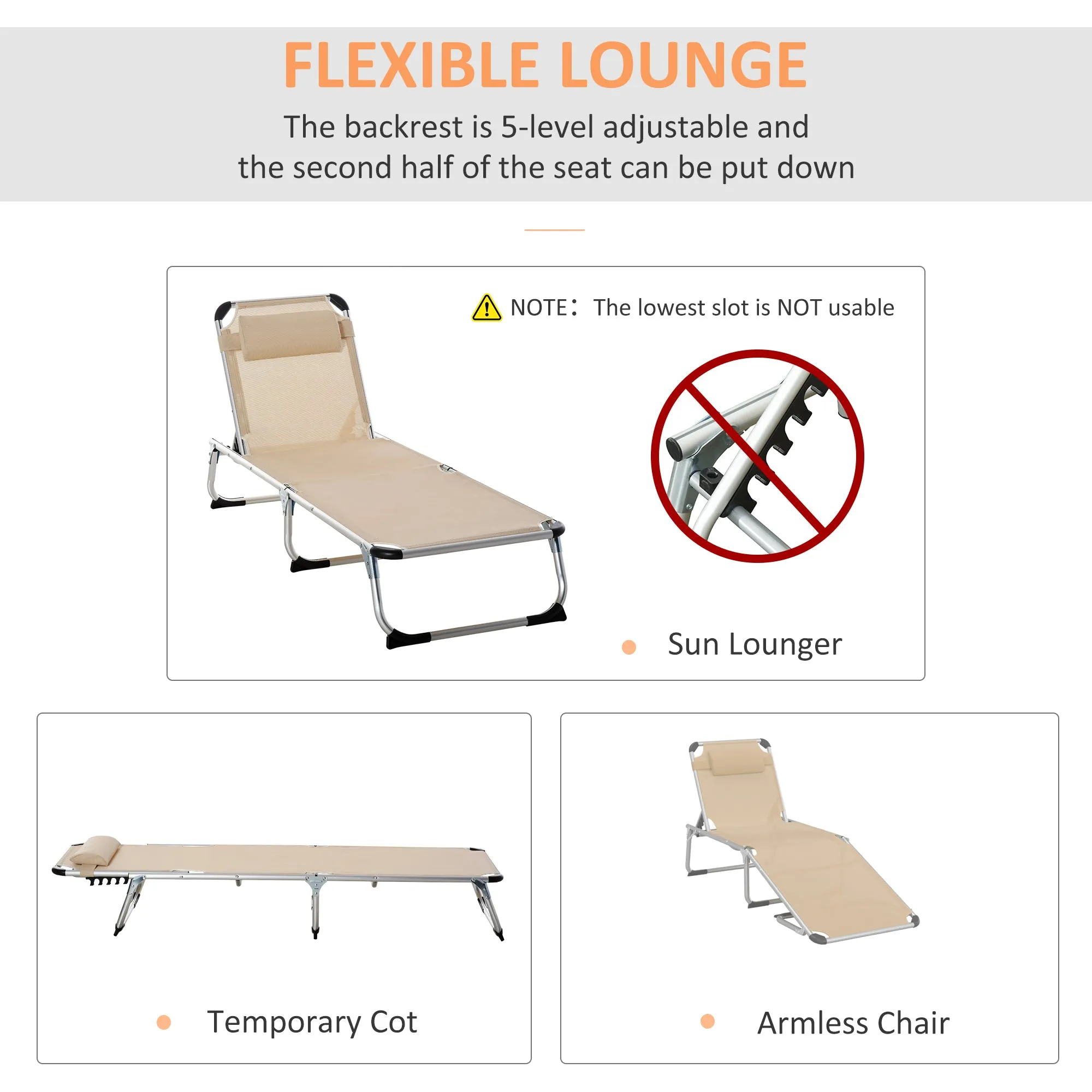 Foldable Sun Lounger