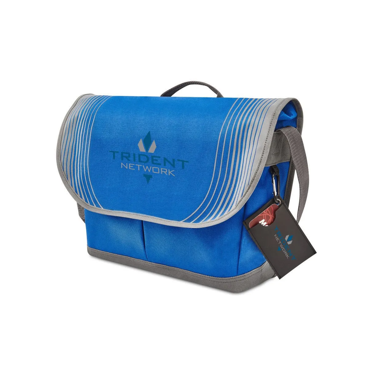Gemline Royal Blue Vector Messenger Bag