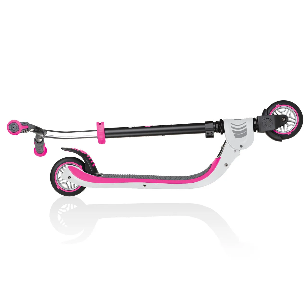 Globber Flow Foldable 125 - White / Pink (6y )