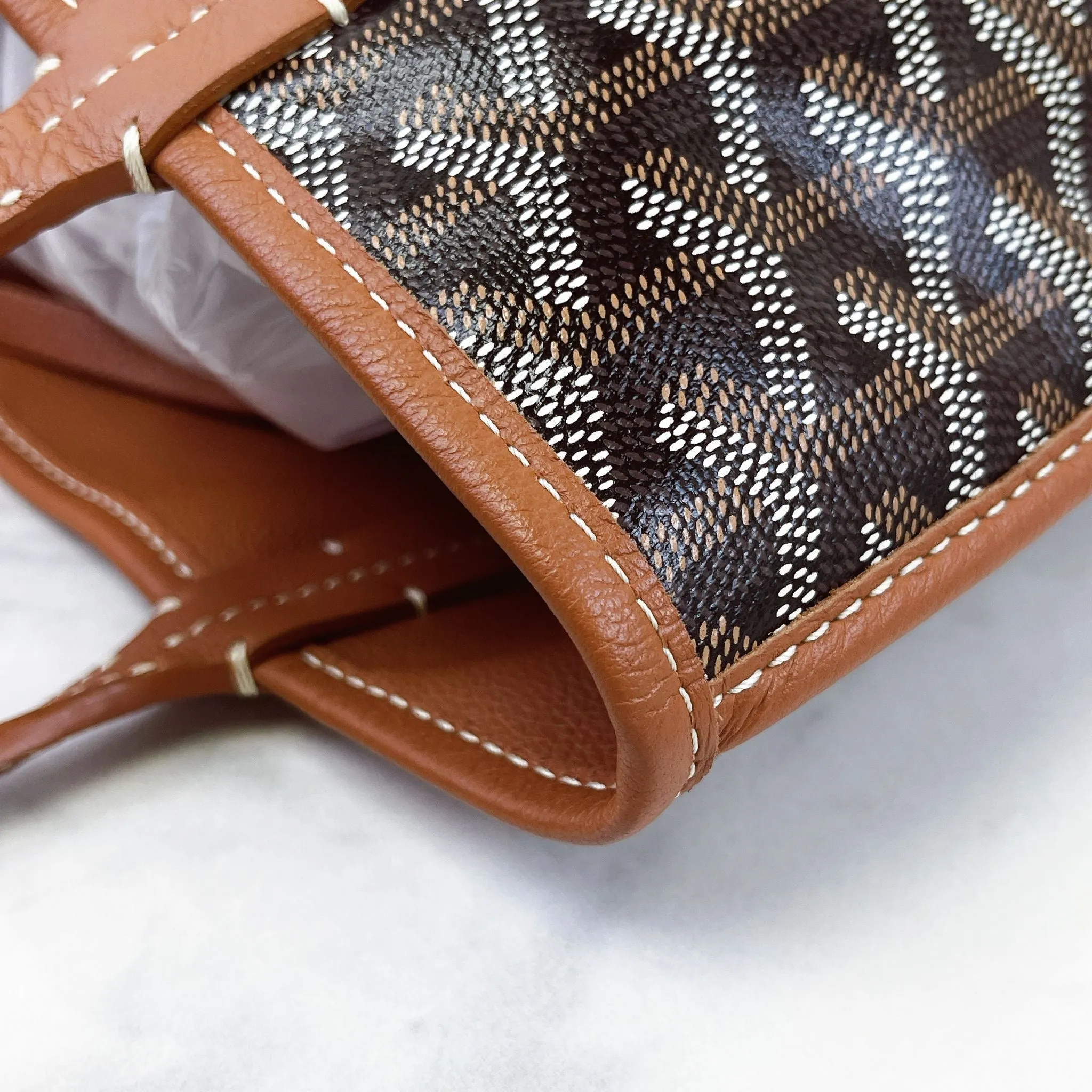 Goyard Anjou Reversible Mini Tote Goyardine Canvas